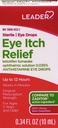 LEADER Sterile Eye Drops for Eye Allergy & Itch Relief, Ketotifen Antiistamine Solution 0.035%, Works in Minutes, up to 12 Ώρες, Prescription Strength 0.34 oz