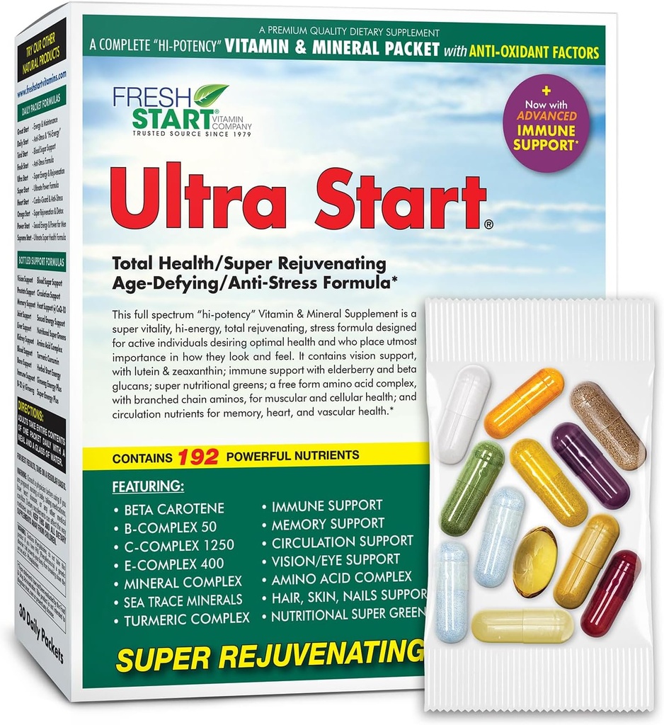 Ultra Start Complete Daily Vitamin Pack 