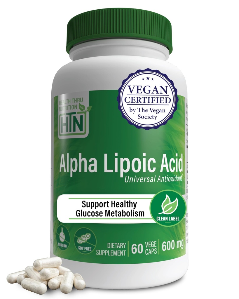 Health Thru Nutrition Alpha Lipoic Acid 600mg 60 Σερβίρεις 