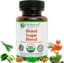 USDA Organic Blood Sugar Blend | Supports Healthy Metabolism* | with Bitter Melon, Moringa, Aloe Vera, Nopal, Papaya Extracts & More | 60-Day Supply | Vegan & Non-GMO | USA-Made