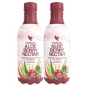 Forever Living - Aloe Berry Nectar - 90,7% Pure Aloe Vera Gel με Cranberries και Μήλα - Χωρίς Συντηρητικά - 1L (Pack of 2)