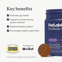 PetLab Co. - Gut & Ear Health Bundle: Probiotics για σκύλους, Υποστήριξη Gut Υγεία & Εποχιακές Αλλεργίες, & Καθαριστικό Αυτιών για σκύλους, Υποστήριξη Yeast & Healthy Canals Αυτιών - Εύκολο στη χρήση Φόρμουλες
