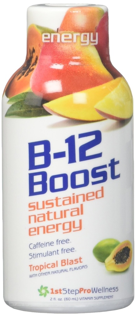 B-12 Shot μέγιστη ενέργεια, τροπική έκρηξη, 2-Ounce, 12 ανά κουτί