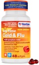 GenCare - Multi Symptom Non Drowsy Daytime Ψυχρή & Flu Relief Acetaminophen 325mg, Dextromethorphan HBr 10mg, Phenylefrine HCl 5mg (48 Softgels) Μη Συνήθης Σχηματίζοντας πόνο Reliever & Nasινικό αποσυμφορητικό