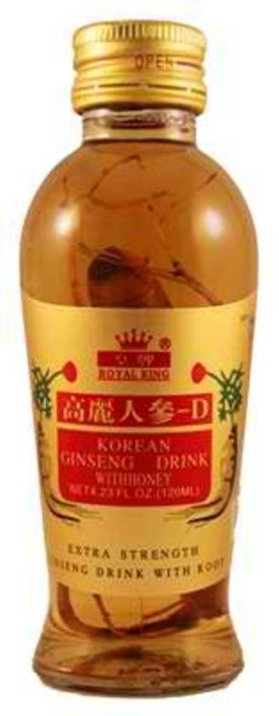 Βασιλικός βασιλιάς Ginseng Μέλι ποτό με ρίζα 10ct