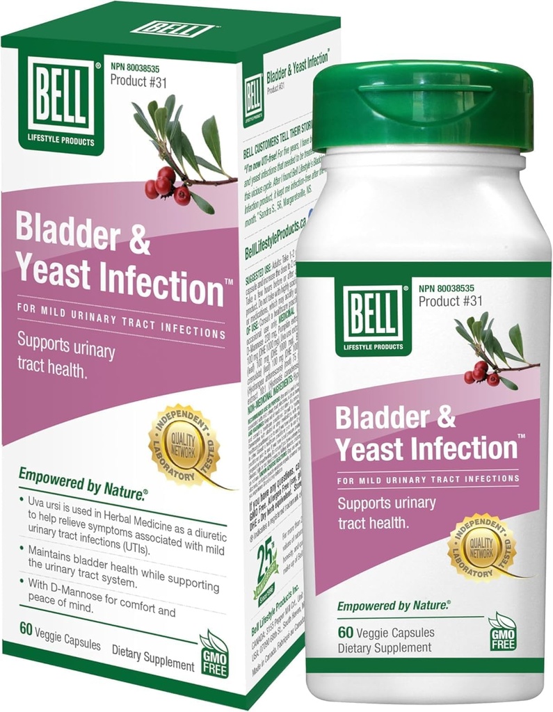 Bell Lifestyle Προϊόντα Bladder Health & Yeast Balance 