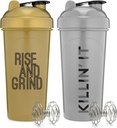 [2 Pack] 28 μπουκάλια αναδευτήρα Proten με αναμείκτες με Motivational Προσφορές 