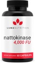Συμπλήρωμα Nattokinase διατροφής Luma - Ιαπωνικό Natto 4000 FU ανά υπηρεσία, Premium Heart Health Support - Vegan & Gluten Free - 60 κάψουλες - Made in USA