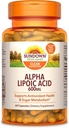 Sundown Naturals Super Alpha Lipoic Acid 600 mg Κάψουλες