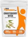 BulkSupplements.com Chasteberry Extract Powder - Chasteberry που προέρχεται από το Vitex Berry, Herbal Supplement - Vegan & Gluten Free, 500mg ανά Σερβίρισμα, 100g (3.5 oz) (Pack of 1)