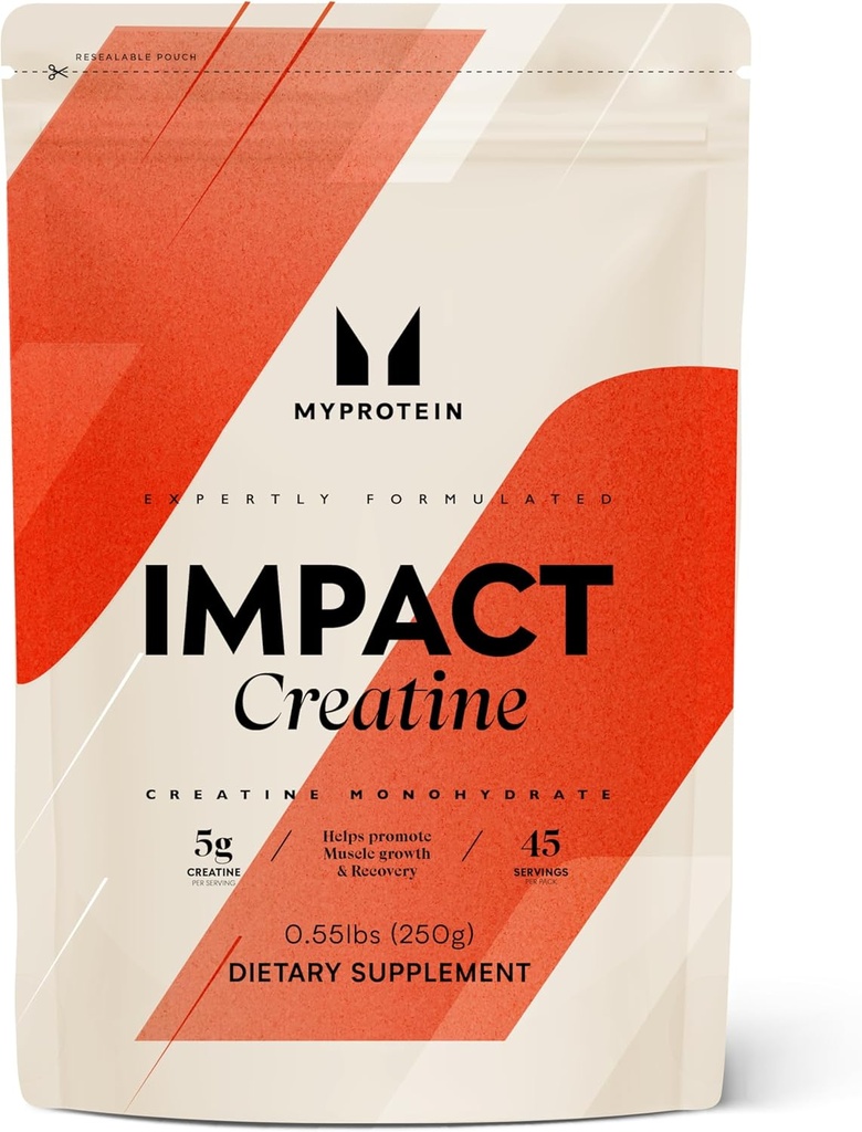 Myprotein Creatine Monohydrate Powder, 0.5 Lb (50 Servings) Pure Unflavoured Creatine Powder, Post/Pre Education Supplement for All Sports & Experiences