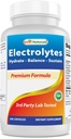 Best Naturals Electrolytes Hydrate-Balance- Sustain Premium Formula 240 Κάψουλες. Χωρίς γλουτένη και μη ΓΤΟ.