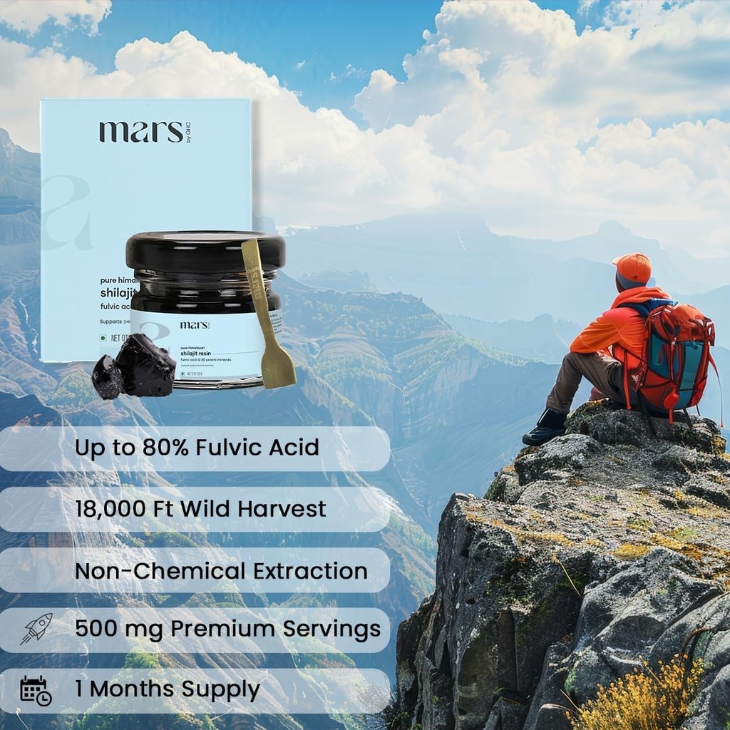 Mars Himalayan Organic Shilajit Resin 