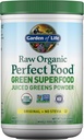 Garden of Life Super Greens Σκόνη Smoothie & Mix, Probiotics & Digestive Ένζυμα για Digestive Υγεία, Βιολογικά Superfoods Διατροφή Φρούτα και Λαχανικά για γυναίκες & άνδρες Ενέργεια, Original, 60 Υπηρεσίες