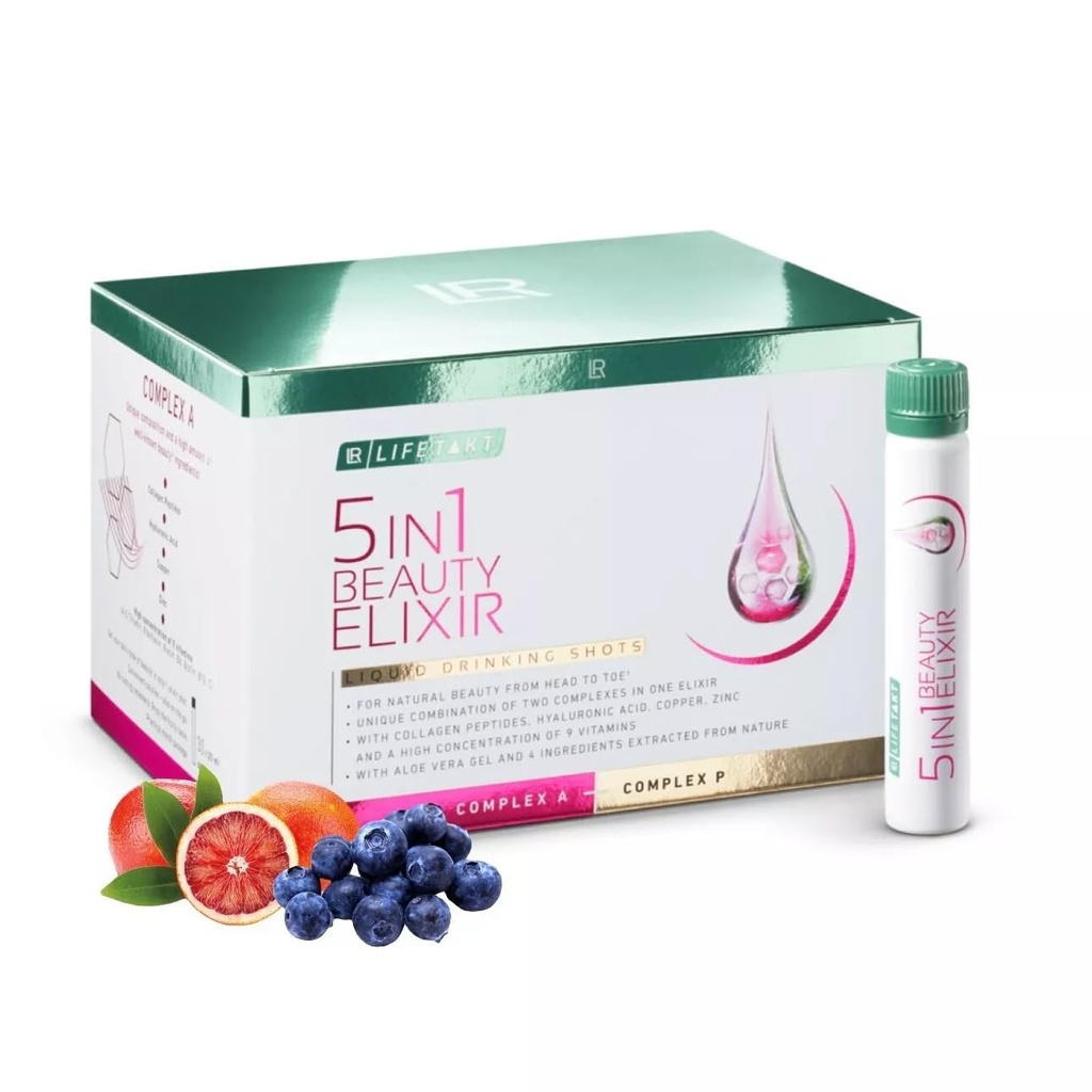 LR Health & Beauty Lifetakt Ομορφιά Elixir 5 σε 1 Γυναικεία Καρφιά Δέρμα Υγεία με Collagen 30x25 ml