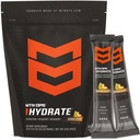 MTN OPS Hydrate Electrolytes Powder Drink Mix, 20 Μονές Ηλεκτρολυτικές Συσκευασίες On-The-Go με Πάνω από 1000mg Ηλεκτρολυτών ανά Σερβίρισμα, Mango Peach