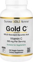 California Gold Nutrition Gold C USP Grade Vitamin C Supplement - Immune Support & Seasonal Wellness - Vegetarian Friendly - Gluten Free, Non-GMO - 500 mg - 240 Veggie Capsules