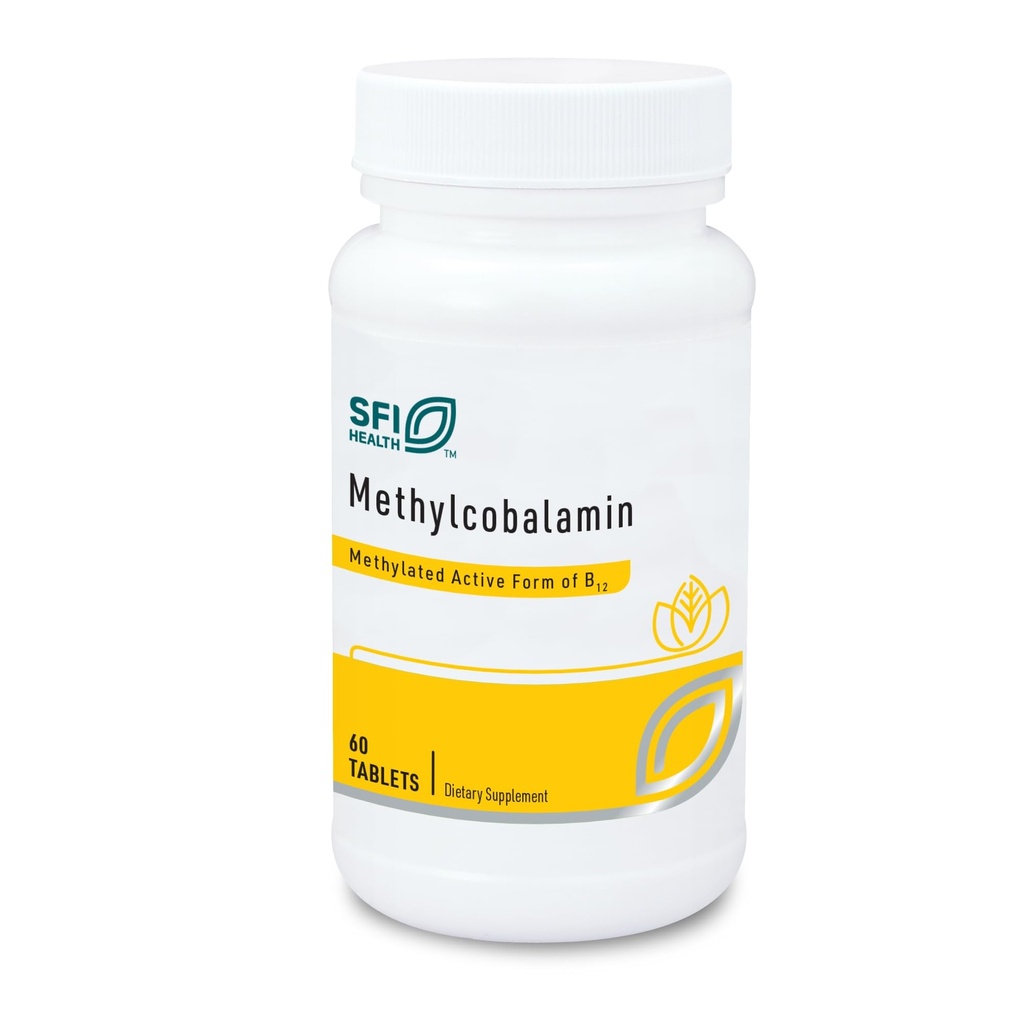 Klaire Labs SFI Health Methylcobalamin Lozenges - 5000 Micrograms Βιταμίνη B12 για Γνωστική & Καρδιαγγειακή Υποστήριξη, Υποαλλεργική & Φυσική Γεύσεις Τσέρι (60 Ταμπλέτες Γρήγορης Διάλυσης)
