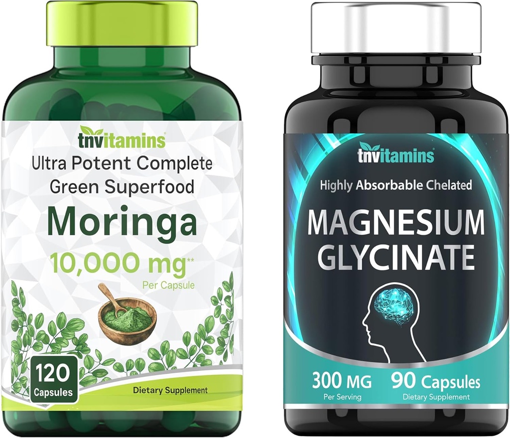 tnvitamins Moringa & Γλυκινικό μαγνήσιο