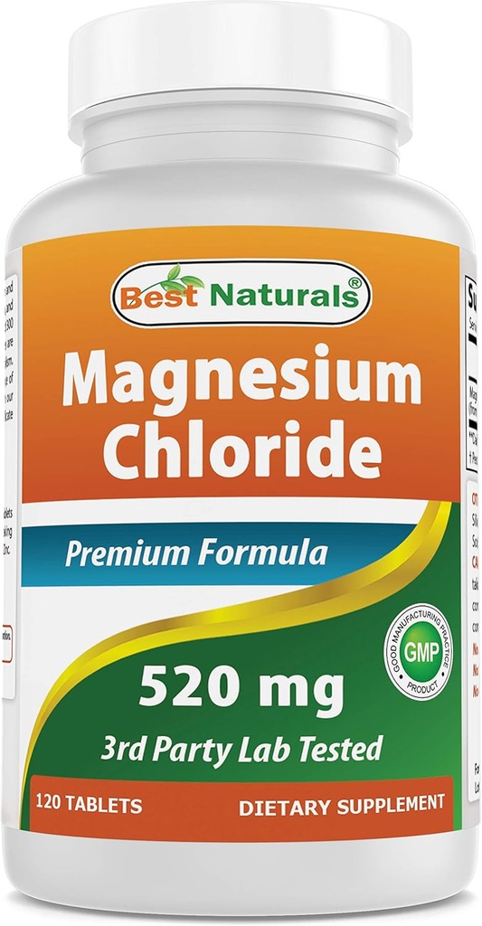 Best Naturals Χλωριούχο μαγνήσιο 520 mg 120 δισκία