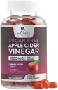 Τσίχλες μηλίτη μήλου για απώλεια βάρους 1000mg - Vegan μήλο ξύδι για Detox & Cleanse, χάπια συμπλήρωμα ACV, βιταμίνη B12, ζάχαρη χωρίς ACV Gummy, μη-GMO, διατροφή της φύσης - 120 Gummies