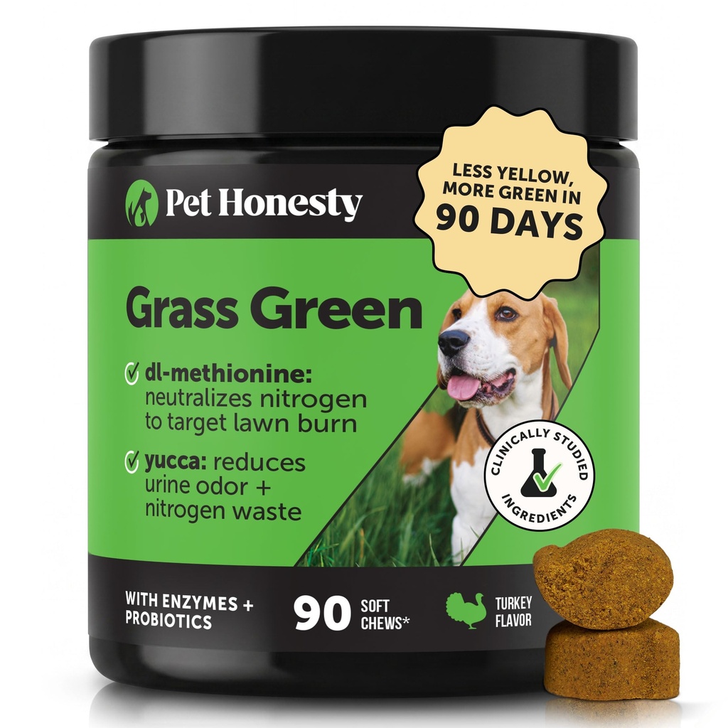 Grass Green Dog Chews - Ουδέτερο για τα ούρα Lawn, Dog Pee Grass Helps Yard Stay Green Dressing Burn Spots with Probiotics & Enzymes (Τουρκία)