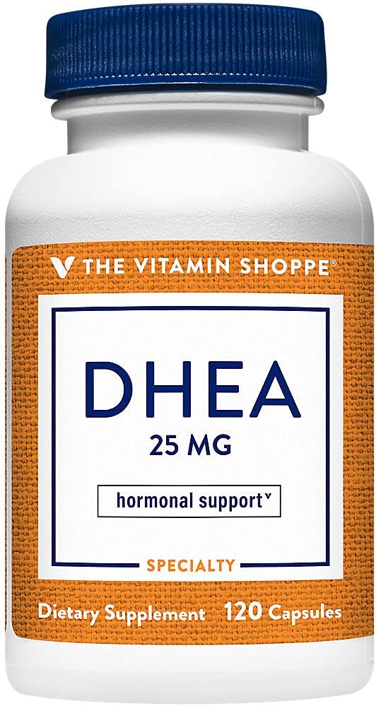 Η βιταμίνη Shoppe DHEA 25MG, ορμονική και υγιής γήρανση Υποστήριξη τόσο για άνδρες και γυναίκες, μία φορά την ημέρα (120 κάψουλες)