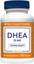 Η βιταμίνη Shoppe DHEA 25MG, ορμονική και υγιής γήρανση Υποστήριξη τόσο για άνδρες και γυναίκες, μία φορά την ημέρα (120 κάψουλες)