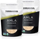 Terrasoul Superfoods Organic Amla Berry Powder (Amalaki), 2 Lbs - Πλούσια σε Αντιοξειδωτική Βιταμίνη C 
