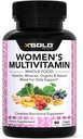 Vegan Women's Daily Multivitamin 50 Plus with Organic WholeFood Based Natural Ingredients, Ginger, Maca, Multi-Vitamin B Complex & More - Energy Support, Immune System Booster -90 Capsules