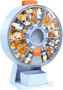 Daviky Pill Dispenser Καθημερινά, Μεγάλος Διοργανωτής Χάπια με Wall-Mounted ή μόνιμη χρήση, 14 ημέρες Pill εμπορευματοκιβώτιο, Push Buton Design, Εβδομαδιαίο κουτί Χάπια για βιταμίνη, ιατρική, συμπλήρωμα, ιχθυέλαιο (μπλε)