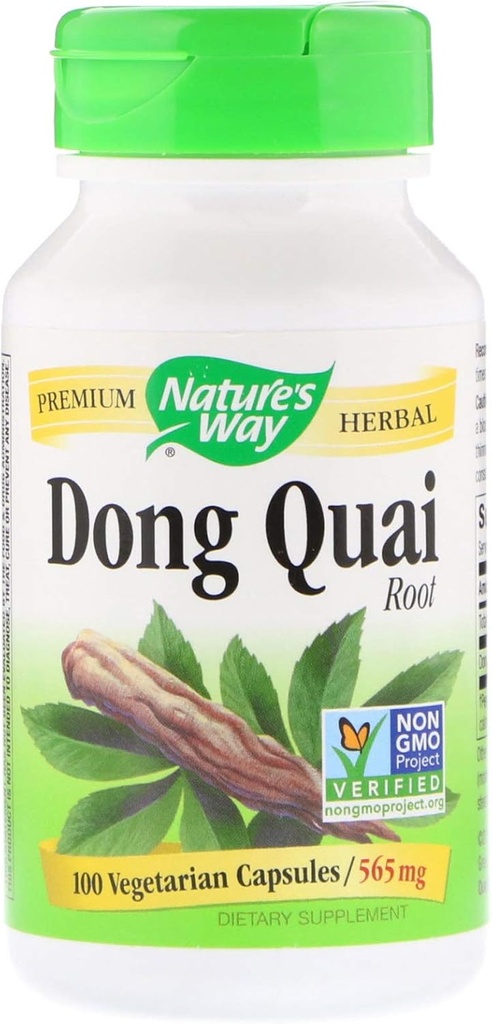 Οδός της Φύσης Dong Quai Root -- 100 Κάψουλες / 565 mg