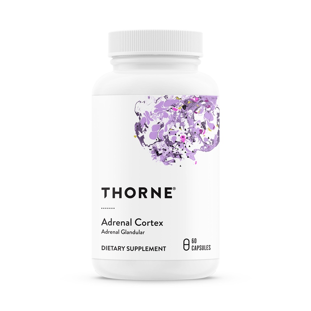 THORNE - Adrenal Cortex - Συμπλήρωμα για τη διαχείριση της κορτιζόλης - Υποστήριξη Υγιεινή λειτουργία Adrenal Gland, ανοσοποιητικό σύστημα, διαχείριση στρες, κόπωση & Μεταβολισμός * - 60 κάψουλες