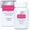 Nu Λευκό S-Acetyl Glutathione Νέα βελτιωμένη φόρμουλα λεύκανση δέρματος 30 κάψουλες