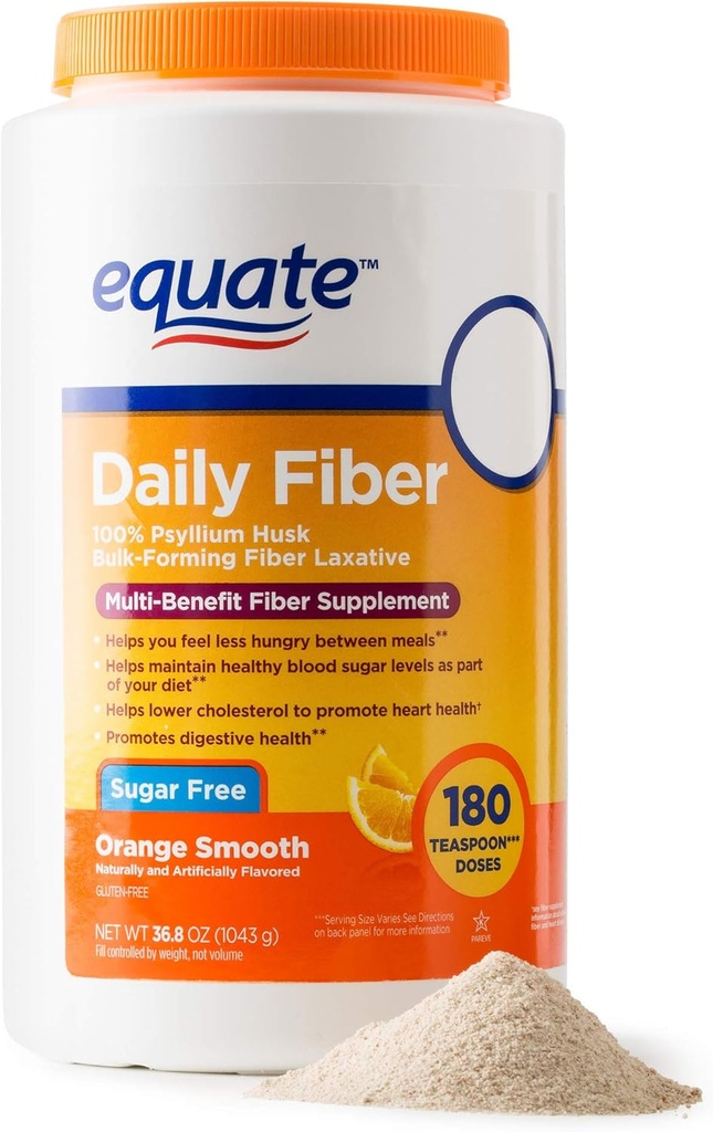 Ικανή - Fiber Θεραπεία, Ομαλή Υφή, Πορτοκαλί Γεύση, Κόνις, 36, 8 oz, Ζάχαρη Δωρεάν 180 Δόσεις