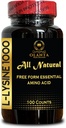 L-LYSINE 1000 mg Free Form Amino Acid Essential - Παρέχει ισορροπία σε μια υψηλή πρόσληψη Arginine L L lysine συμπλήρωμα προωθεί την ενέργεια, ενισχύει σύστημα ανοσίας - 1 φιάλη 100 μετρητές