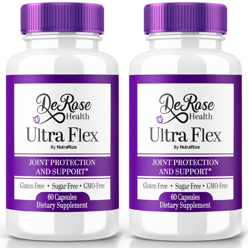 (2 Πακέτο) κάψουλες Ultra Flex, Advanced Joint support Supplement, Ultra Flex Natural Joint Health Formula, Max Strength Pills για την κοινή ευεξία και κινητικότητα, UltraFlex Vitamin Reviews (120 Κάψουλες)