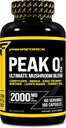 Primaforce Peak O2 Performance Mushroom Powered Oxygen Abvorvation Booster (180 Κάψουλες) (2.000 mg ανά υπηρεσία, 60 υπηρεσίες) - Αθλητική Απόδοση συμπλήρωμα, Ultimate Mushroom Blend