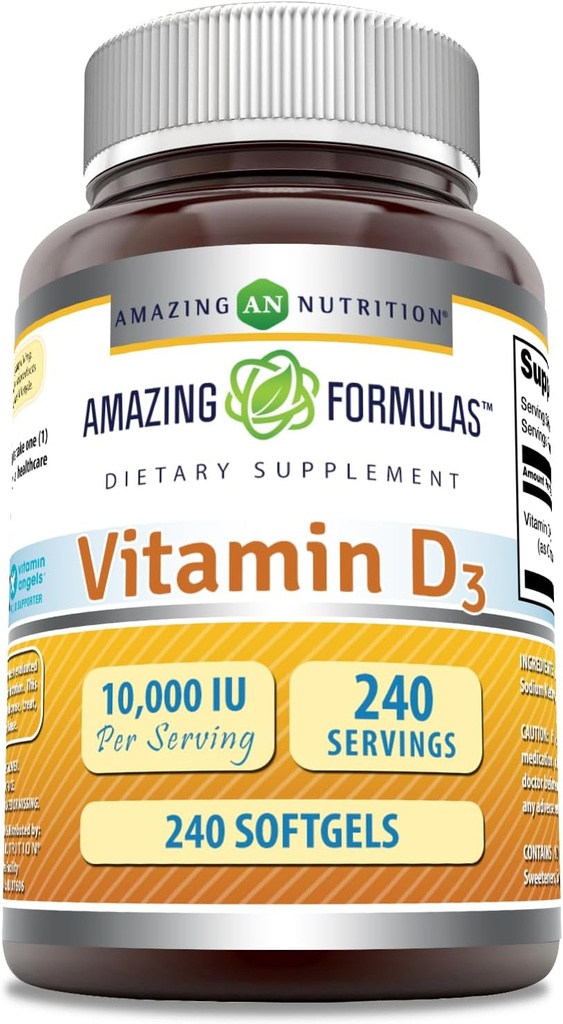 Amazing Formulas Vitamin D3 (Cholecalciferol) Συμπλήρωμα 