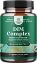 Pure DIM Supplement for Men with Bioperine - DIM Estrogen Blocker for Men for Hormone Balance & Prostate Health - Diindolylmethane Testosterone Complex with Broccoli Florets - 60 Κάψουλες