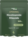 Liposomal Nicotinamide Riboside Supplement, Nicotinamide Riboside Resveratrol 900mg για την καταπολέμηση της γήρανσης, ενέργεια, 80 κάψουλες,