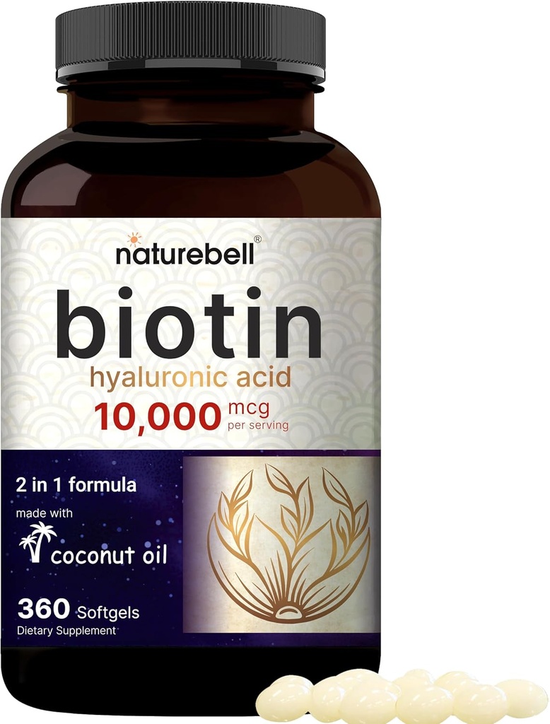 Biotin 10000mcg + Υαλουρονικό οξύ 25mg 