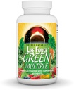 Source Naturals Life Force Green Multiple, Ενεργοποιητής Ενέργειας με Superfoods*, Βοηθά να Φέρνετε Ισορροπία σε Όλα τα 12 Βαθύ Μετεωρολογικά Συστήματα στο Σώμα* - 45 Tablets