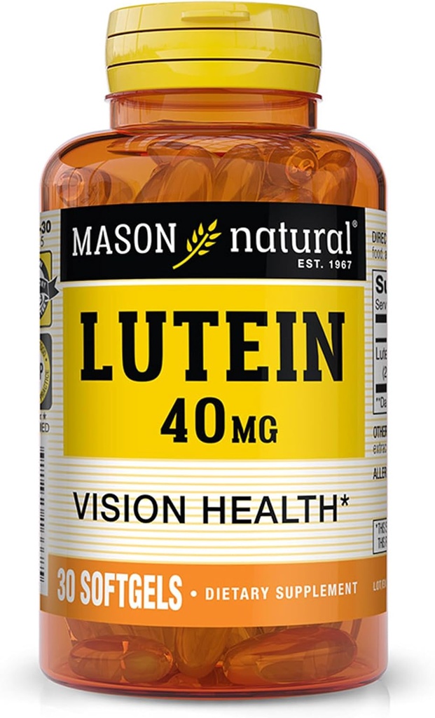 MASON ΦΥΣΙΚΗ Lutein 40 Mg Ultra Strength Soft Gels - 30 Ea