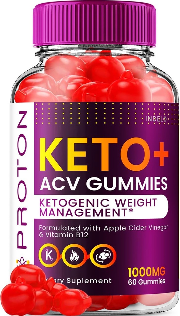 Proton Keto ACV Gummies Advanced, Proton Keto + ACV Gummies 1000mg, πρωτεΐνη Keto + ACV Apple Cider Vinegar Gummy Gummies Proton, Proton Keto+ACV Βιταμίνη B12 (60 Gummies)