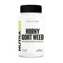 NutraBio Horny Goat Weed Extract Supplement, 500mg, 90 Capsules