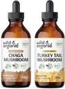 Άγρια & οργανική απόχρωση μανιταριών Chaga 4 fl oz & Τουρκία