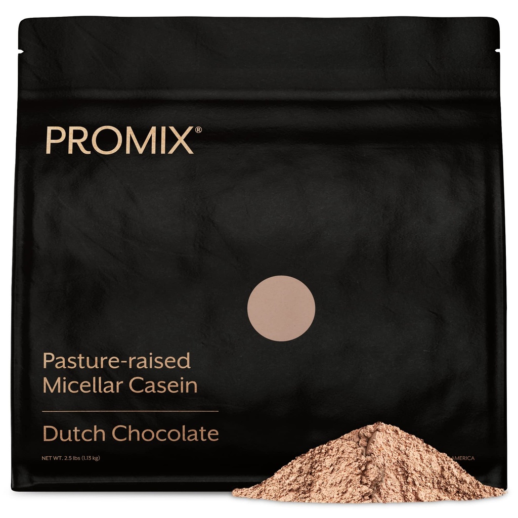 ProMix διατροφή καζεΐνη πρωτεΐνη σκόνη, σοκολάτα - Grass-Fed - Αργή & διαρκής αποκατάσταση Post γυμναστική - Shakes, smoothies, Ψήσιμο & μαγείρεμα Συνταγές - Γλουτένη-δωρεάν - 2.5 Λίρα (συσκευασία 1 )