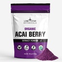 Lone Star Botanicals Organic Açai Berry Superfood Powder, 3.52oz (100 γραμμάρια), Αντιοξειδωτικά, Βιταμίνες, Ορυκτά, Υγιεινή Διατροφή, Add to Smoothie, Soup, Salad