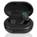 Βοηθήματα ακοής για ηλικιωμένους Απώλεια ακοής, επαναφορτιζόμενο ακουστικό με την ακύρωση θορύβου, ενισχυτής ακοής Βοηθήματα ακοής με Oval υπόθεση φόρτισης, μαύρο